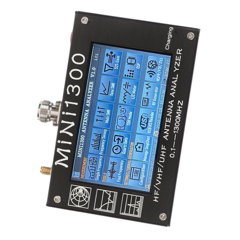 ABUI-Mini1300 4.3Inch Vector N - Signal Generator Spectrum Analyzer ulasan dan harga