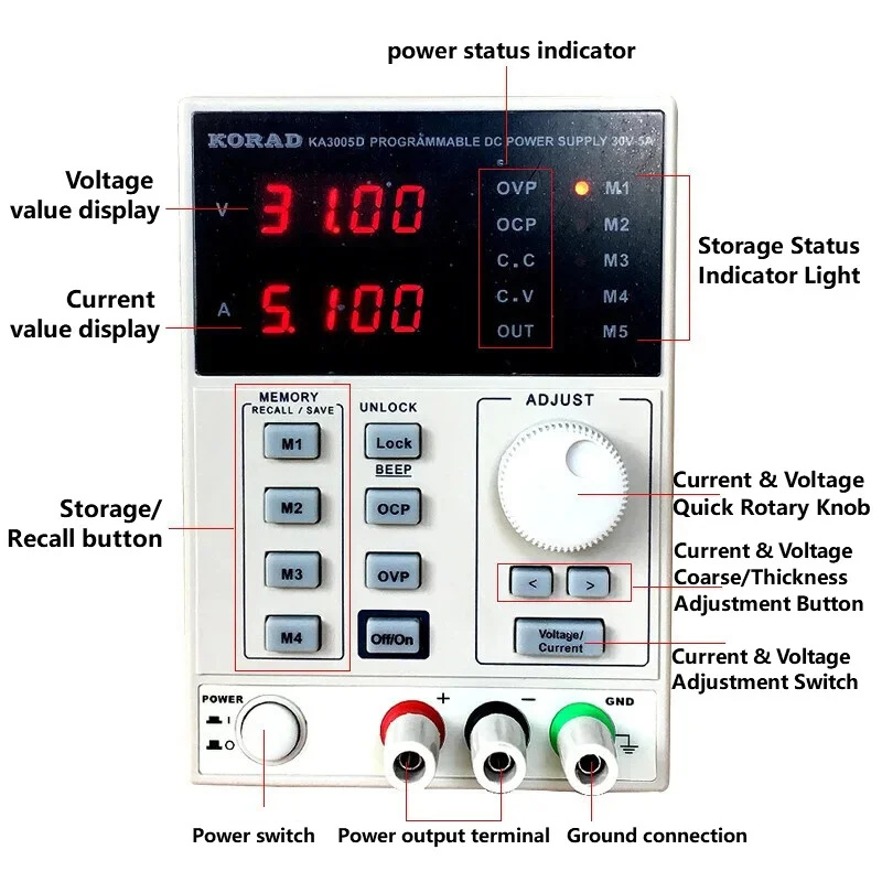 30V 60V 2A  3A 5A 10A Linear D - Programmable Dc Power Supply 30V 10A ulasan dan harga