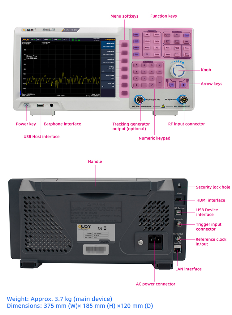 Portable Spectrum Analyzer 9kH - Signal Generator Spectrum Analyzer ulasan dan harga