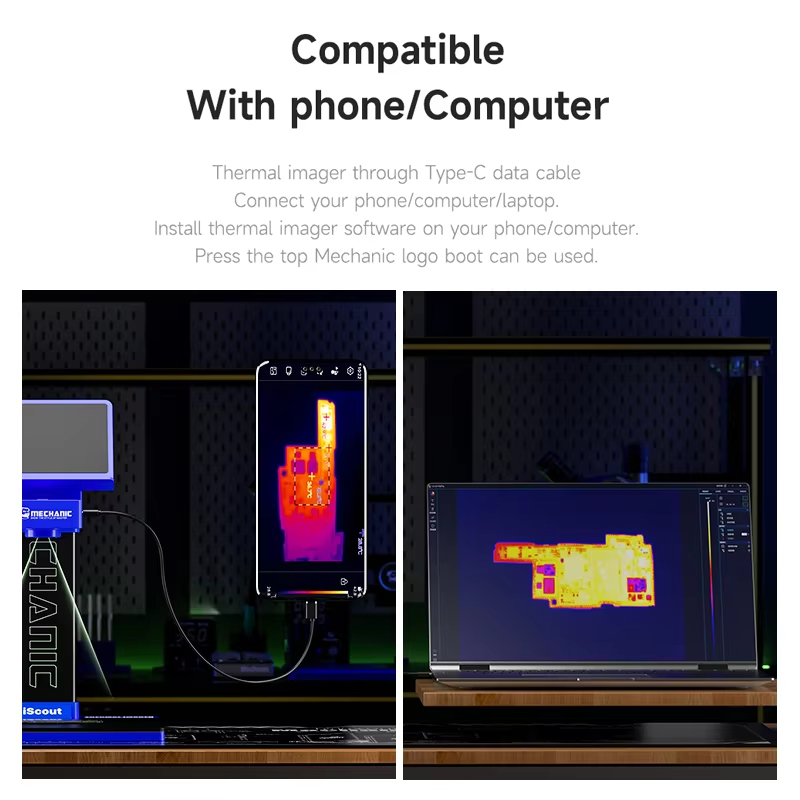Mechanic iScout 3D Thermal Ima - Thermal Imaging Camera Pcb Repair ulasan dan harga