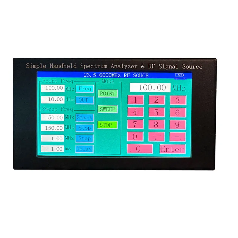 ZQ6 6G Simple Handheld Spectru - Signal Generator Spectrum Analyzer ulasan dan harga