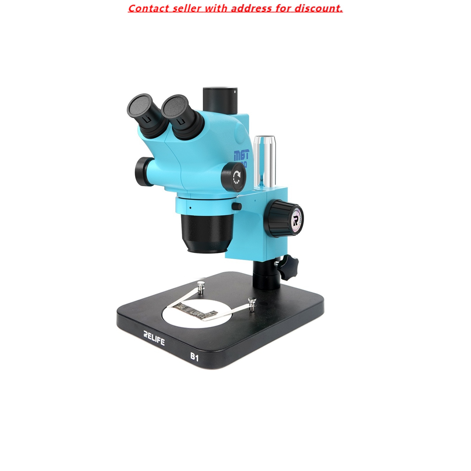 RELIFE RL-M6T Pro-B1 Trinocula - Stereo Trinocular Microscope Pcb ulasan dan harga