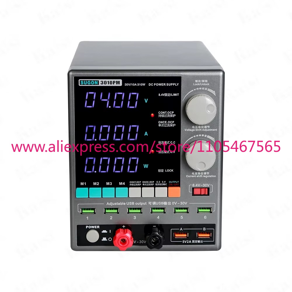 1Pcs 3010PM regulated DC power - Linear Lab Power Supply Adjustable ulasan dan harga