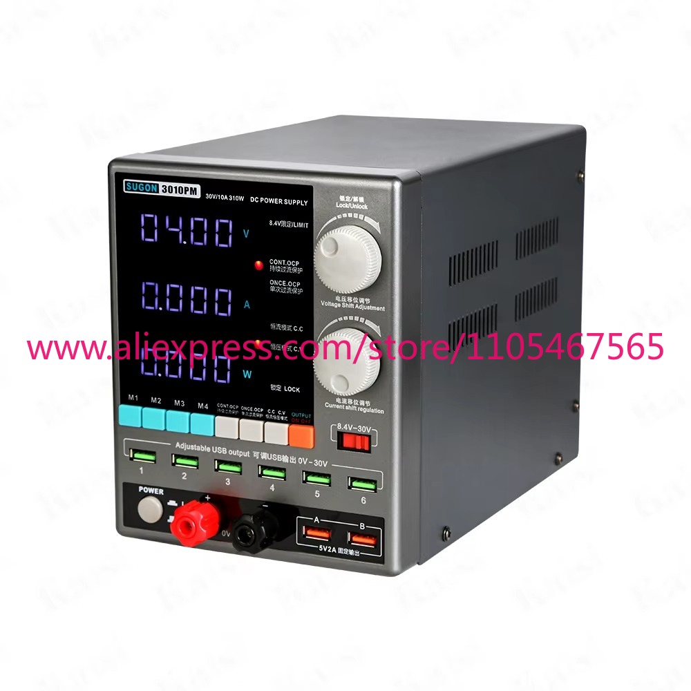 1Pcs 3010PM regulated DC power - Linear Lab Power Supply Adjustable ulasan dan harga