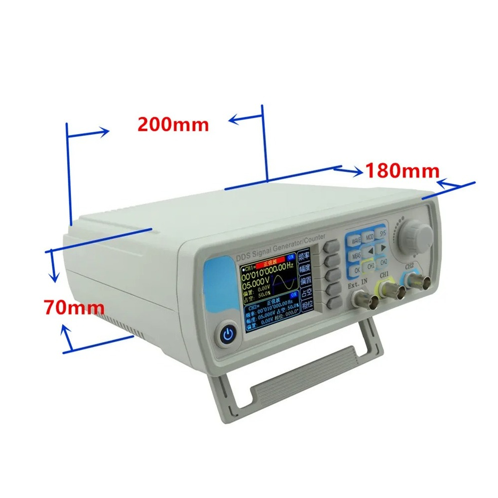JDS6600 Series 15/30/40/50MHZ  - Function Arbitrary Waveform Generator ulasan dan harga