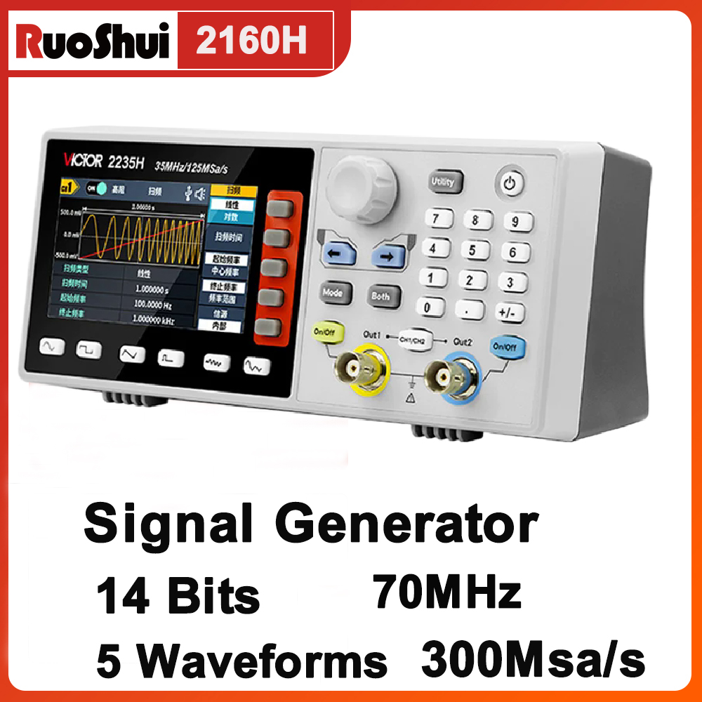 VICTOR Signal Generator Single - Function Arbitrary Waveform Generator ulasan dan harga