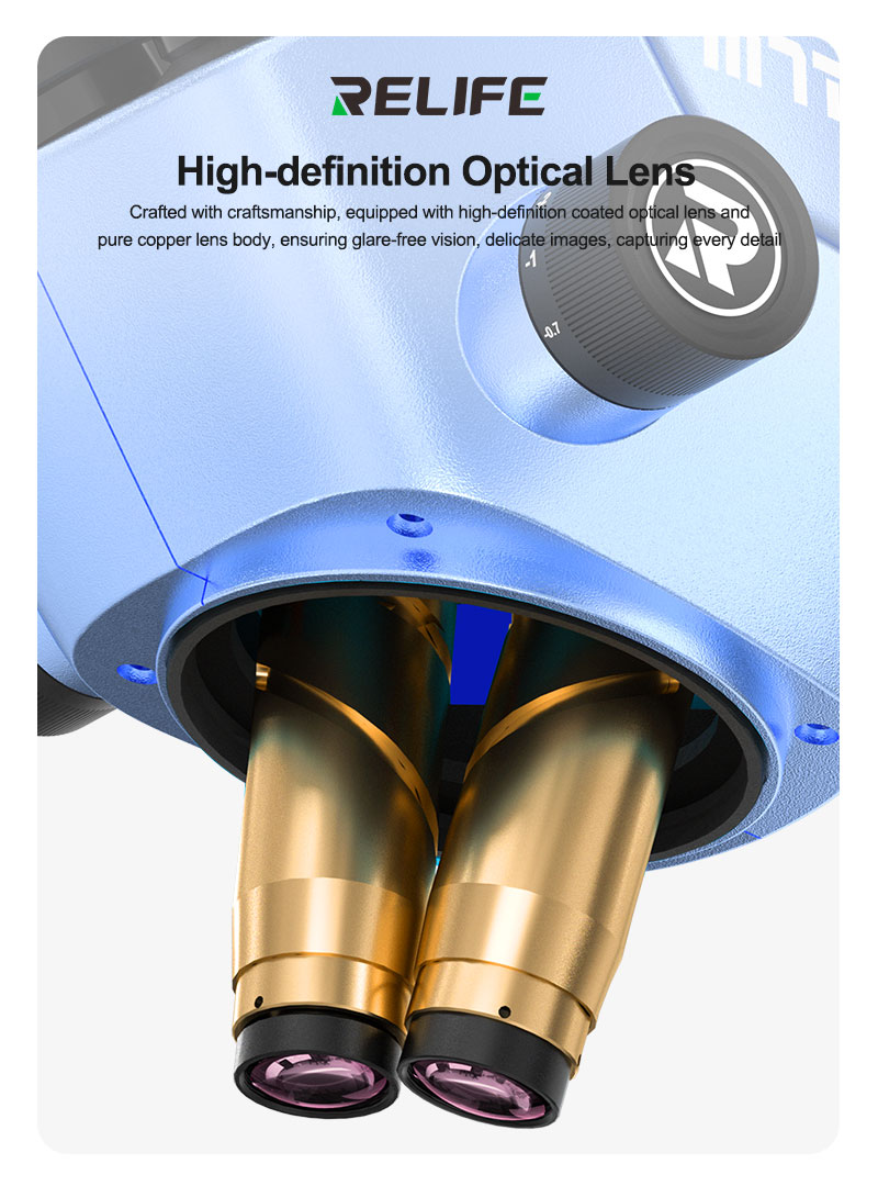 RELIFE RL-M7T Pro-B11 Trinocul - Stereo Trinocular Microscope Pcb ulasan dan harga