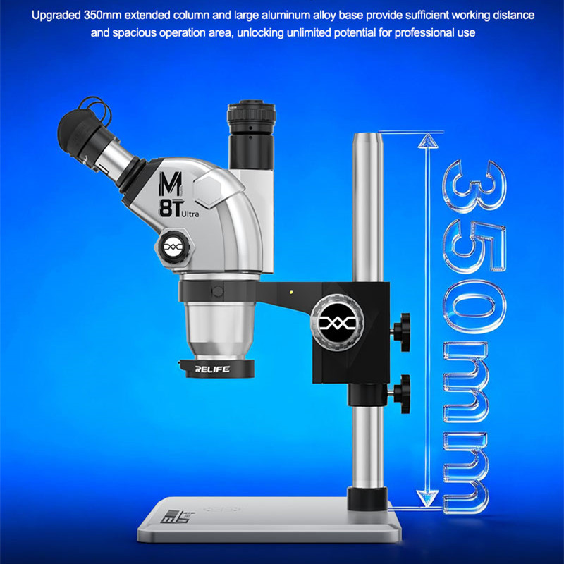 SUNSHINE M8T Ultra Trinocular  - Stereo Trinocular Microscope Pcb ulasan dan harga