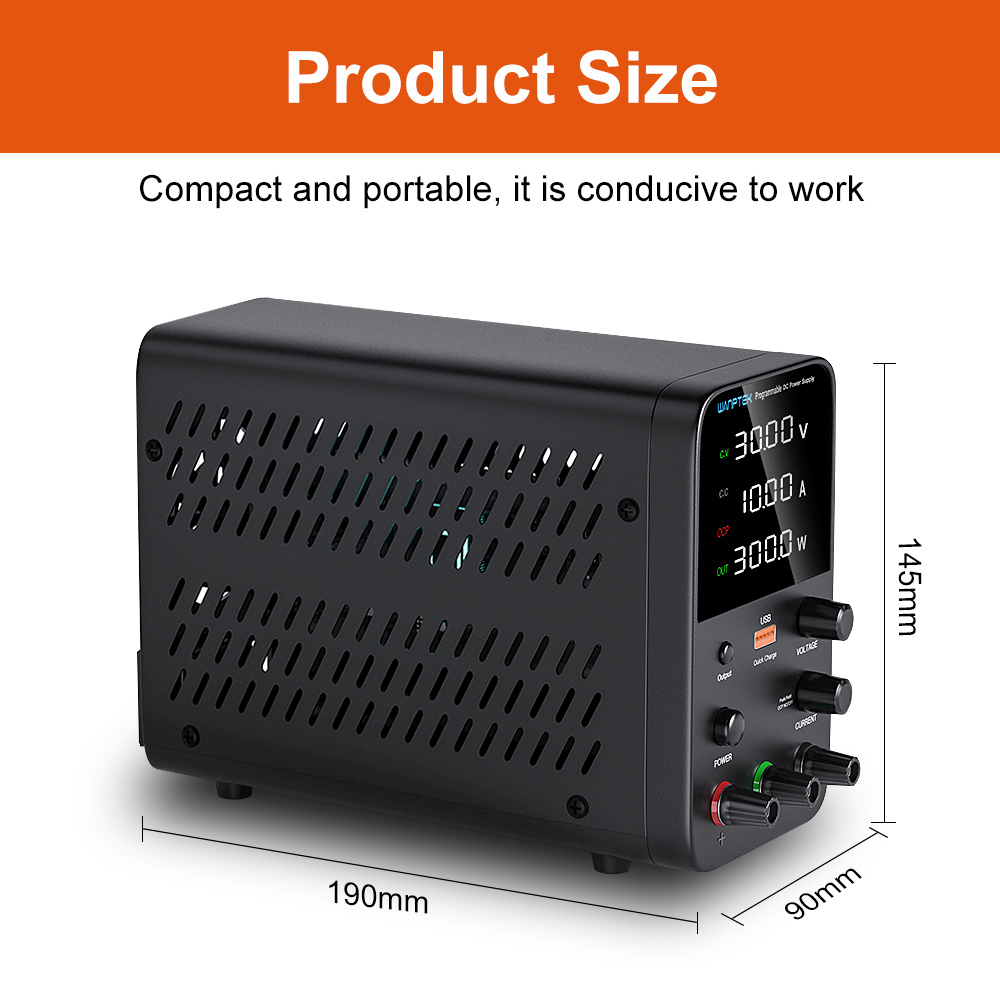 Wanptek Programmable DC Power  - Programmable Dc Power Supply 30V 10A ulasan dan harga