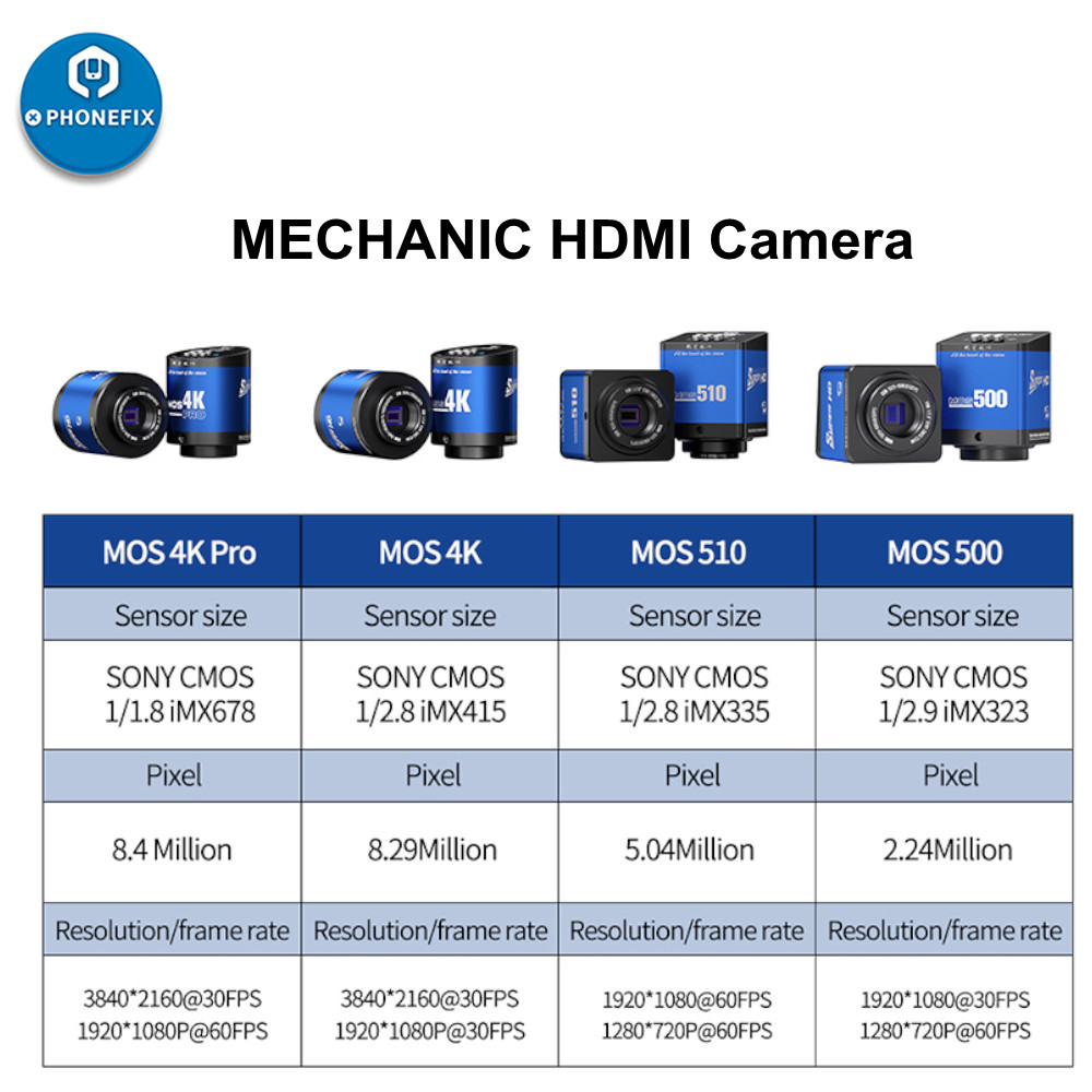 MECHANIC HD Camera MOS 4K Pro/ - Stereo Trinocular Microscope Pcb ulasan dan harga