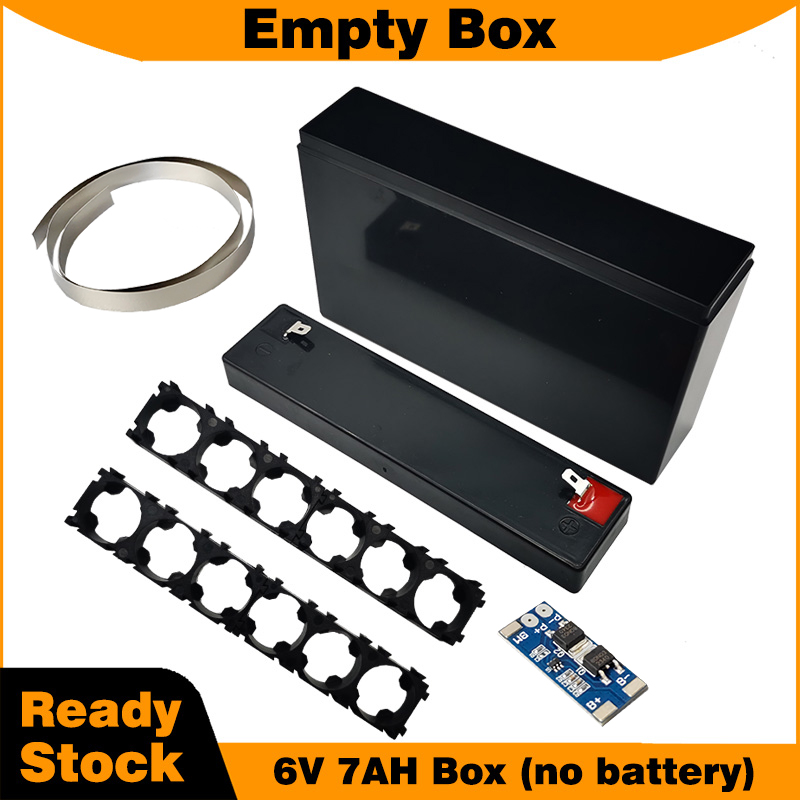 Empty Battery Box Kit for 6V 7 - Spot Welder 18650 Battery Pack ulasan dan harga