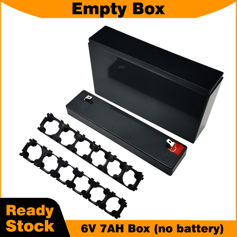 Empty Battery Box Kit for 6V 7 - Spot Welder 18650 Battery Pack ulasan dan harga