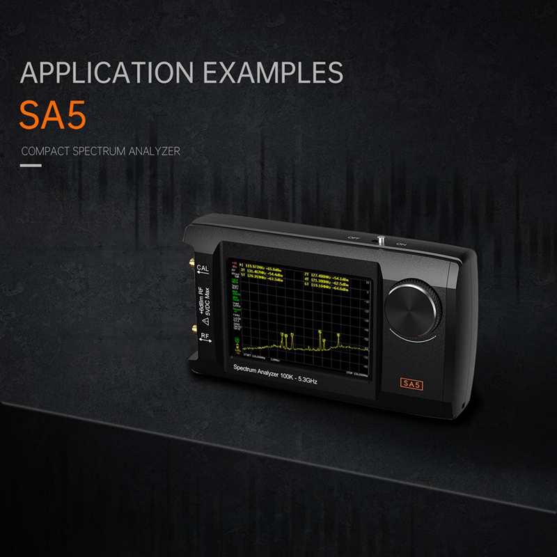 ●Newest 4inch IPS LCD SA5 Spec - Signal Generator Spectrum Analyzer ulasan dan harga