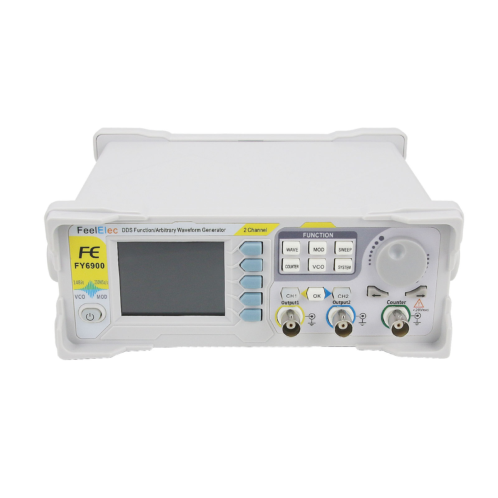 FY6900-50M 50MHz 2-Channel Fun - Function Arbitrary Waveform Generator ulasan dan harga