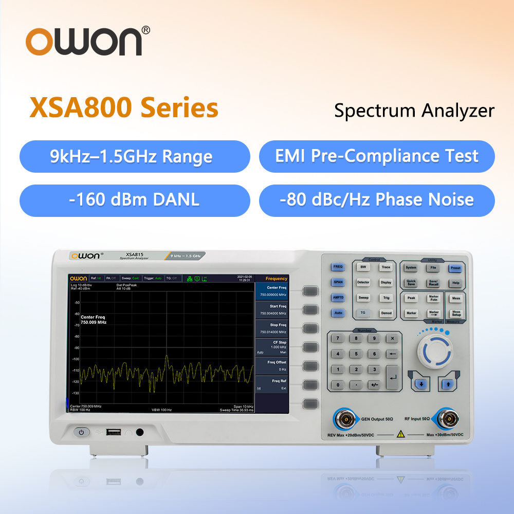 OWON Spectrum Analyzer With Tr - Signal Generator Spectrum Analyzer ulasan dan harga