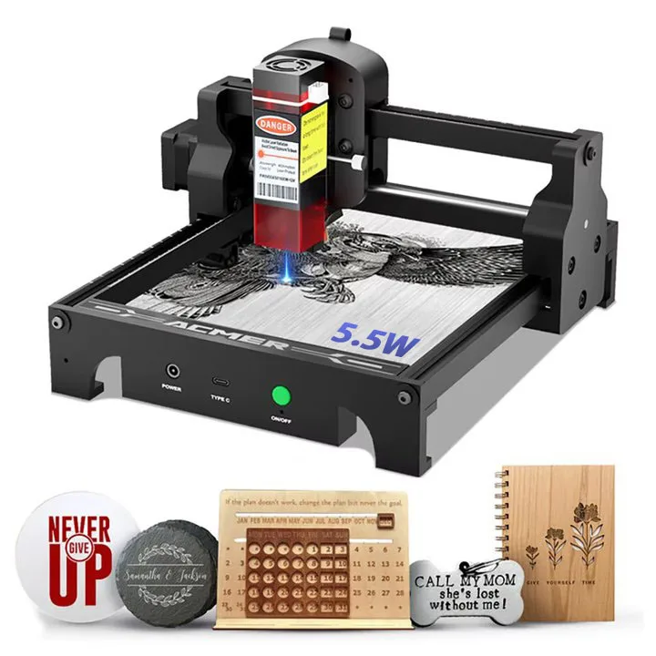 5.5W Mini Laser Engraving Cutt - Mini Laser Engraver Cnc Router ulasan dan harga