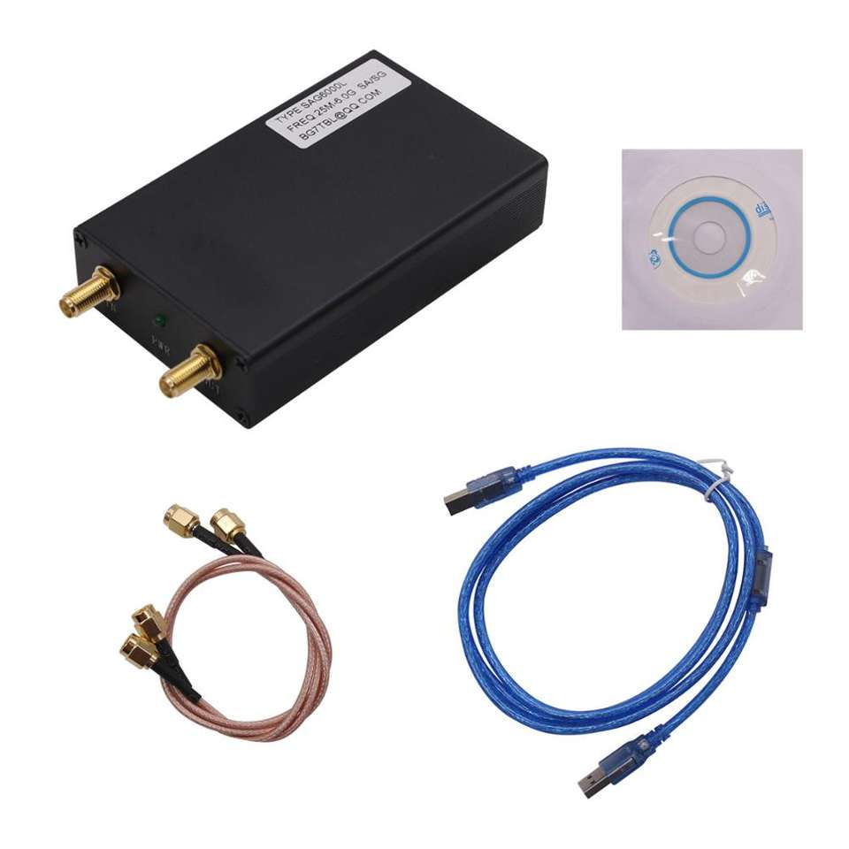 25MHz-6GHz Signal Source Track - Signal Generator Spectrum Analyzer ulasan dan harga
