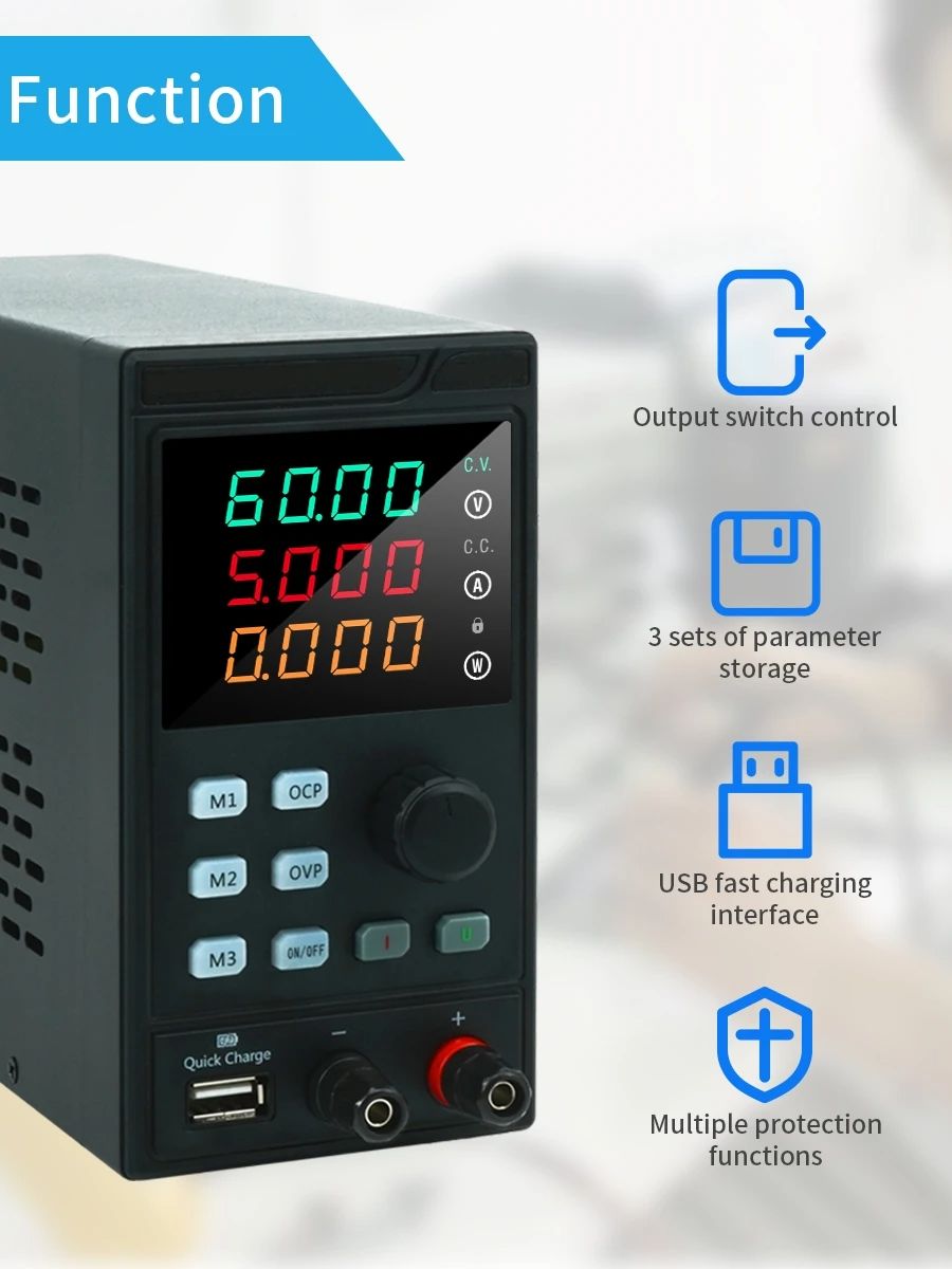 MYAMI 30V 32V 10A with USB/RS4 - Programmable Dc Power Supply 30V 10A ulasan dan harga