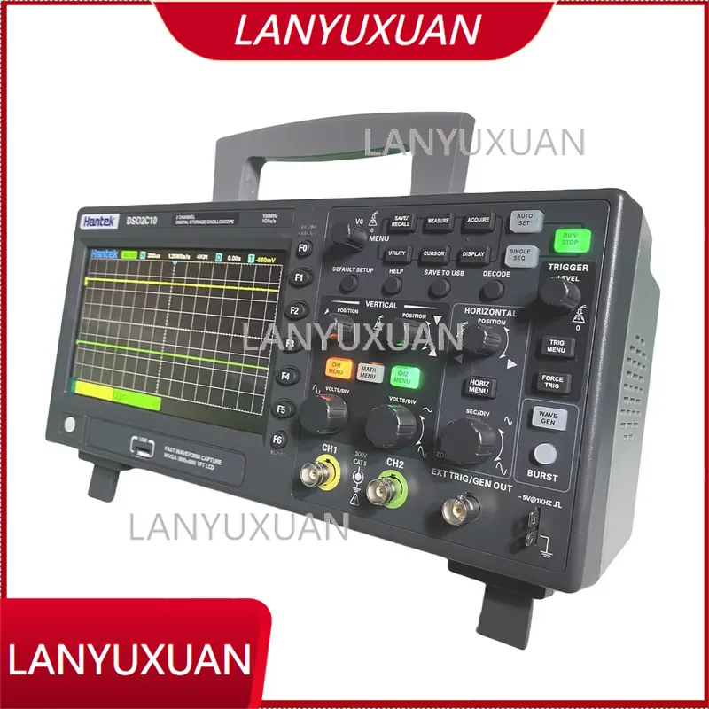 Hantek DSO2C10 Digital Storage - Digital Storage Oscilloscope 100Mhz ulasan dan harga
