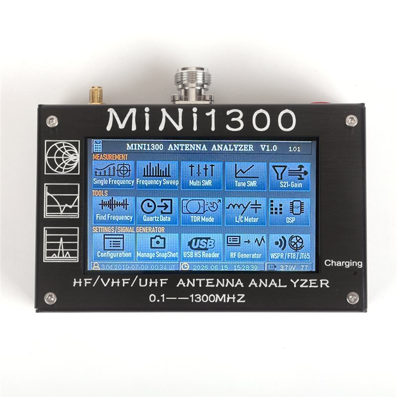 ALIM-Mini1300 4.3 Inch /VHF/UH - Signal Generator Spectrum Analyzer ulasan dan harga