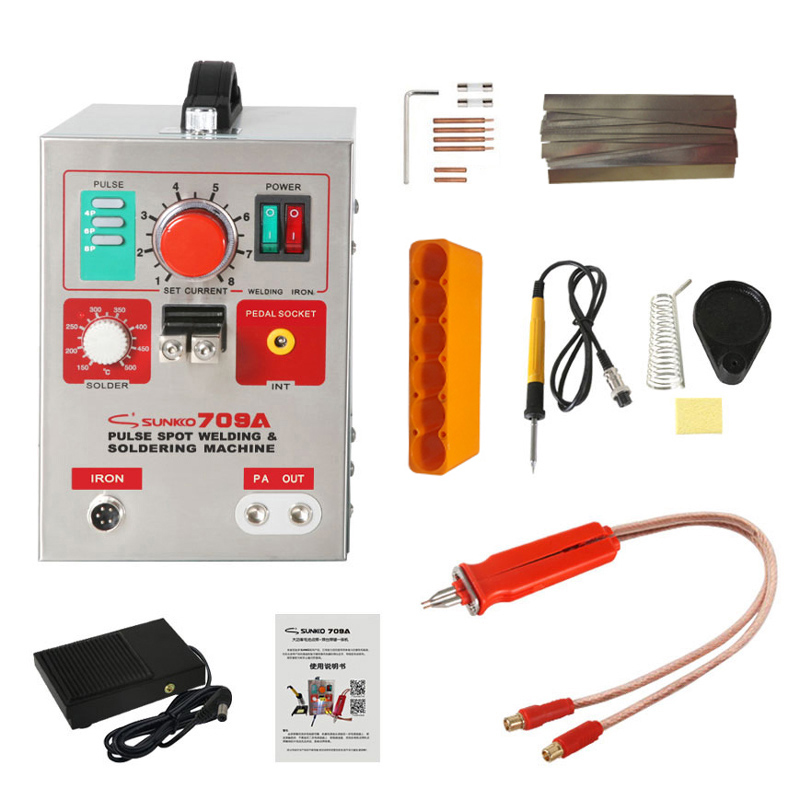 1.5KW SUNKKO 709A 220/110V Bat - Spot Welder 18650 Battery Pack ulasan dan harga