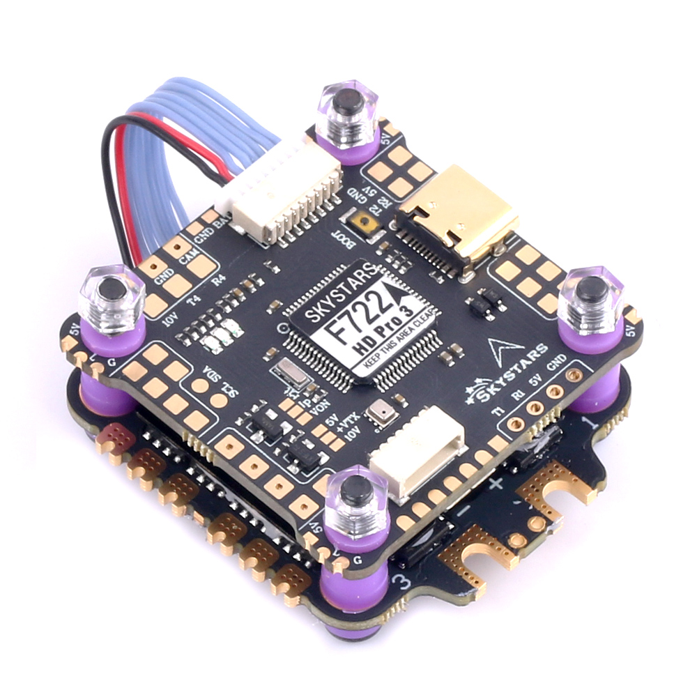 SKYSTARS F7 Flight Controller  - Fpv Flight Controller F7 Stack 60A ulasan dan harga
