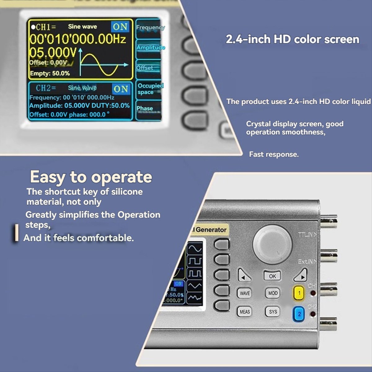 Friendly!JDS2900 Dual Channel  - Function Arbitrary Waveform Generator ulasan dan harga