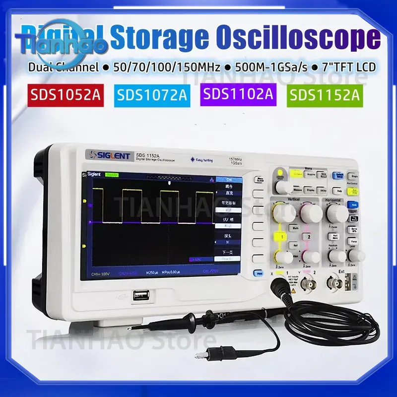 Digital Storage Oscilloscope f - Digital Storage Oscilloscope 100Mhz ulasan dan harga
