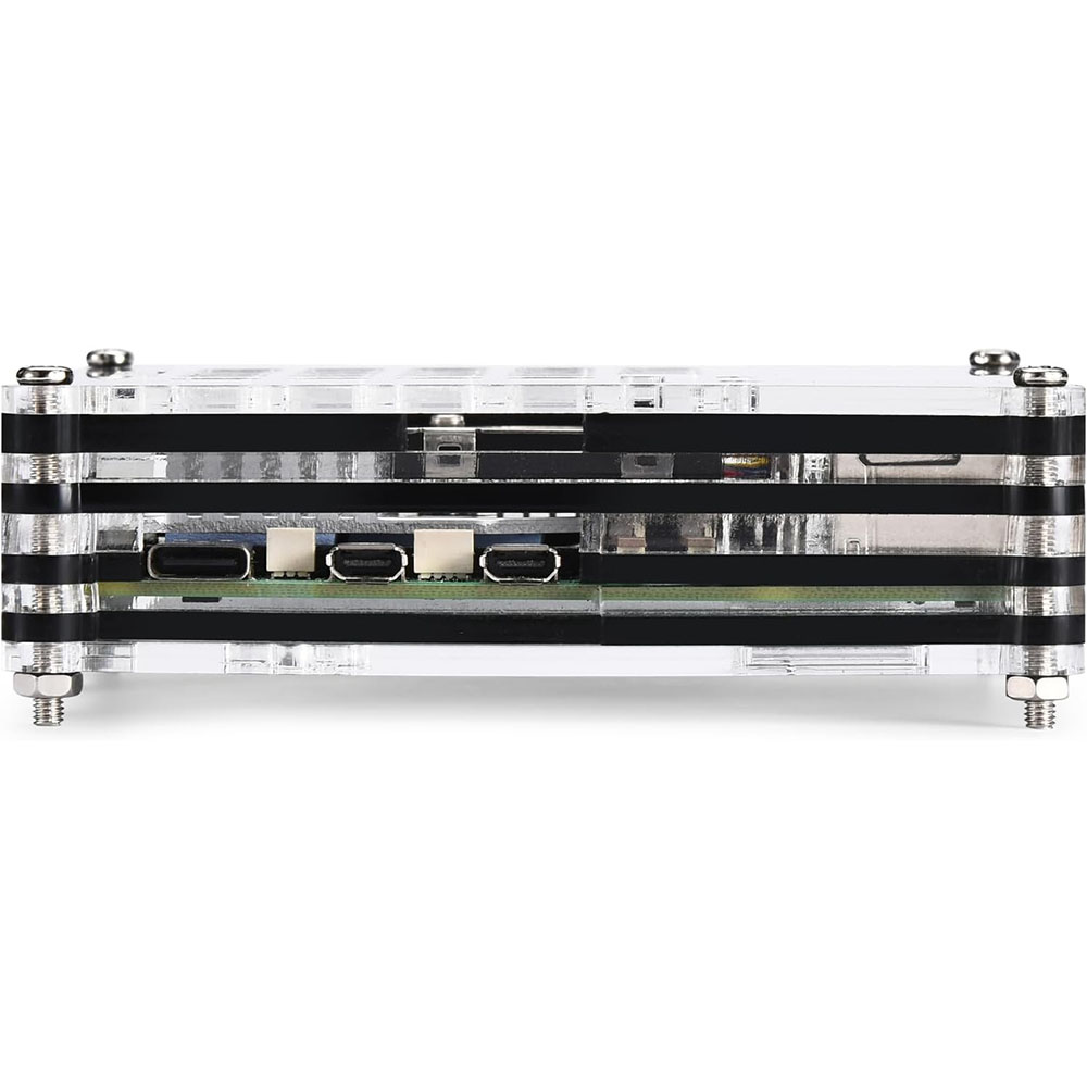 Acrylic Case with Active Coole - Raspberry Pi 5 8Gb Kit ulasan dan harga